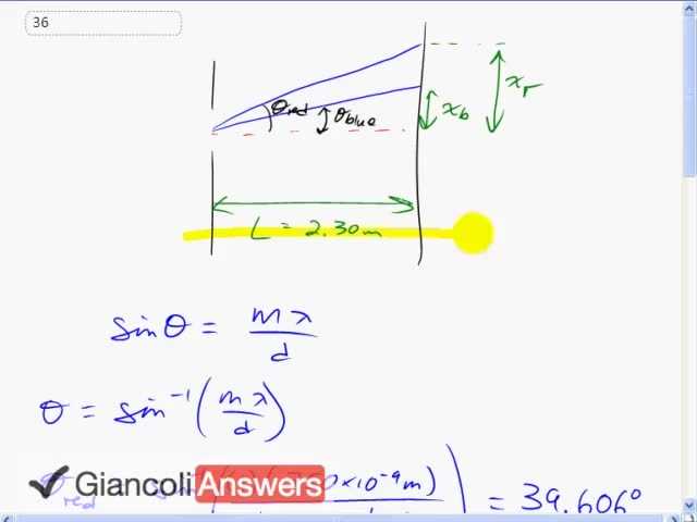 Giancoli 6th Edition, Chapter 24, Problem 36 solution video poster