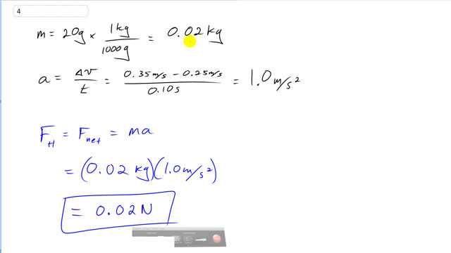 Giancoli 7th "Global" Edition, Chapter 4, Problem 4 solution video poster