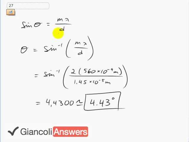 Giancoli 6th Edition, Chapter 24, Problem 27 solution video poster