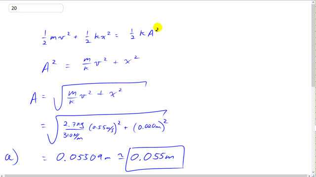 Giancoli 7th "Global" Edition, Chapter 11, Problem 19 solution video poster