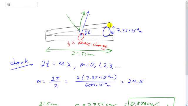 Giancoli 7th "Global" Edition, Chapter 24, Problem 44 solution video poster