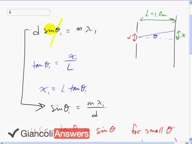 Giancoli 6th Edition, Chapter 24, Problem 6 solution video poster