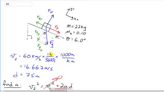 Giancoli 7th Edition, Chapter 4, Problem 63 solution video poster