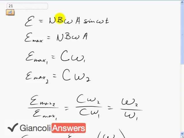 Giancoli 6th Edition, Chapter 21, Problem 21 solution video poster