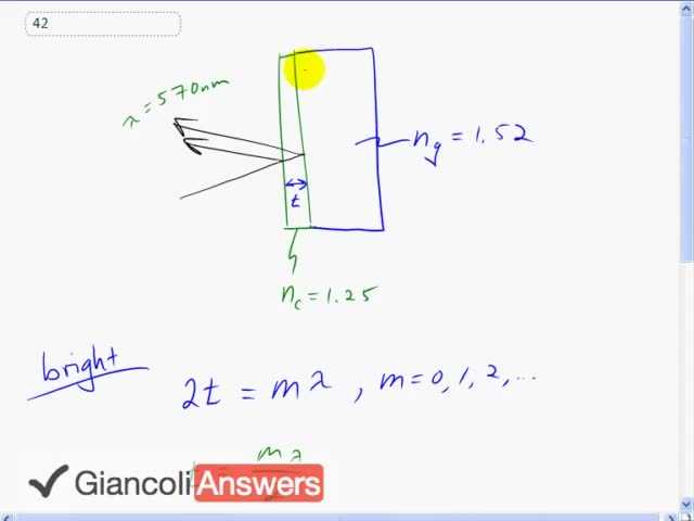 Giancoli 6th Edition, Chapter 24, Problem 42 solution video poster