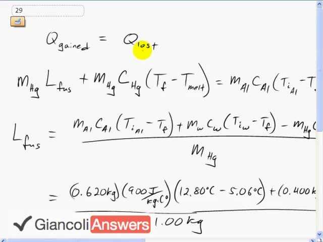 Giancoli 6th Edition, Chapter 14, Problem 29 solution video poster