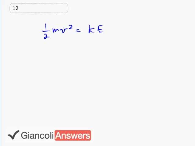 Giancoli 6th Edition, Chapter 17, Problem 12 solution video poster