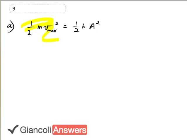Giancoli 6th Edition, Chapter 11, Problem 9 solution video poster