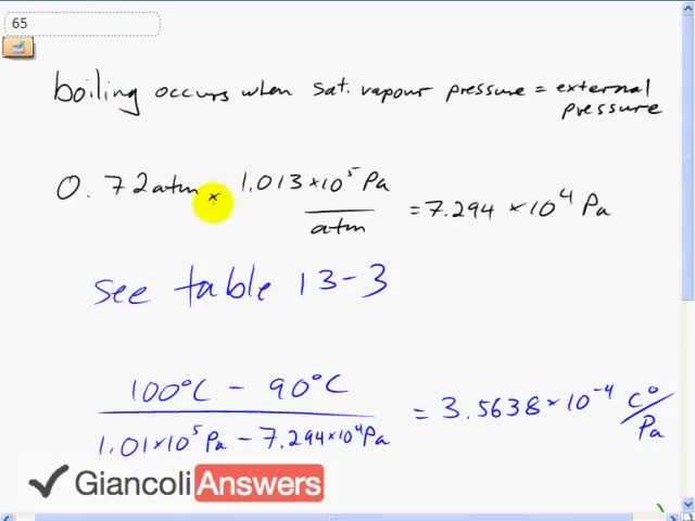 Giancoli 6th Edition, Chapter 13, Problem 65 solution video poster