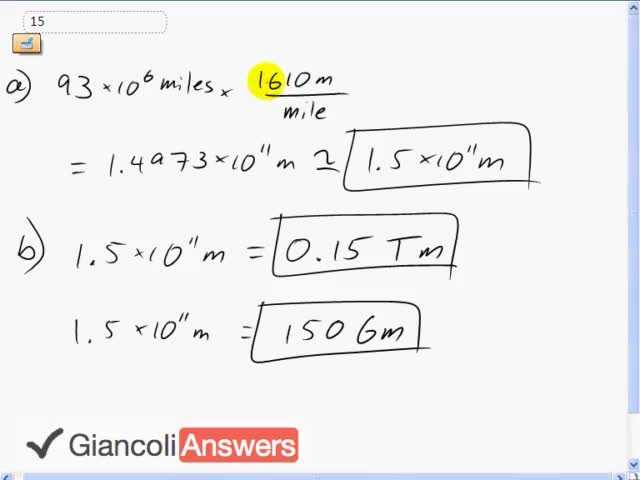 Giancoli 6th Edition, Chapter 1, Problem 15 solution video poster