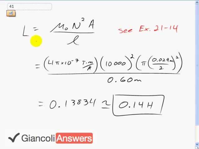 Giancoli 6th Edition, Chapter 21, Problem 41 solution video poster