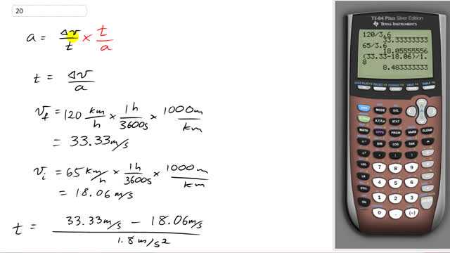 Giancoli 7th Edition, Chapter 2, Problem 20 solution video poster