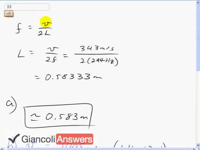 Giancoli 6th Edition, Chapter 12, Problem 33 solution video poster