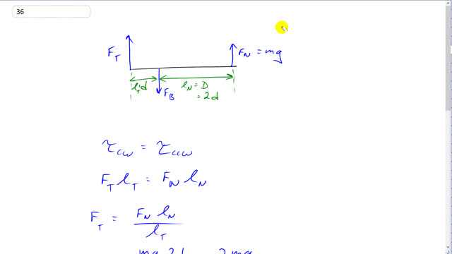 Giancoli 7th Edition, Chapter 9, Problem 36 solution video poster