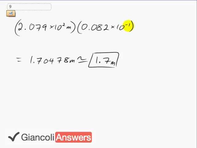 Giancoli 6th Edition, Chapter 1, Problem 9 solution video poster