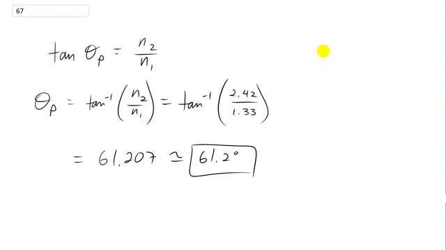 Giancoli 7th Edition, Chapter 24, Problem 67 solution video poster