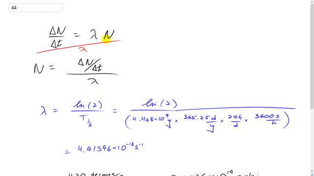 Giancoli 7th Edition, Chapter 30, Problem 44 solution video poster