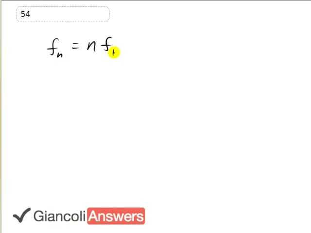 Giancoli 6th Edition, Chapter 11, Problem 54 solution video poster