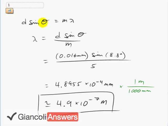 Giancoli 6th Edition, Chapter 24, Problem 1 solution video poster
