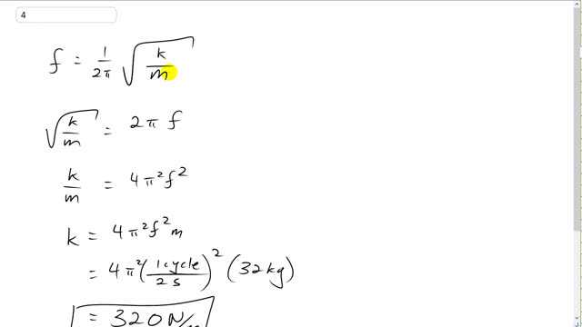 Giancoli 7th "Global" Edition, Chapter 11, Problem 4 solution video poster