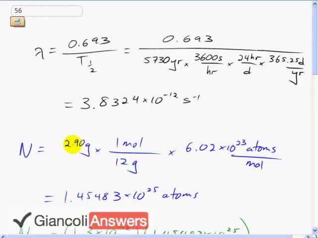 Giancoli 6th Edition, Chapter 30, Problem 56 solution video poster