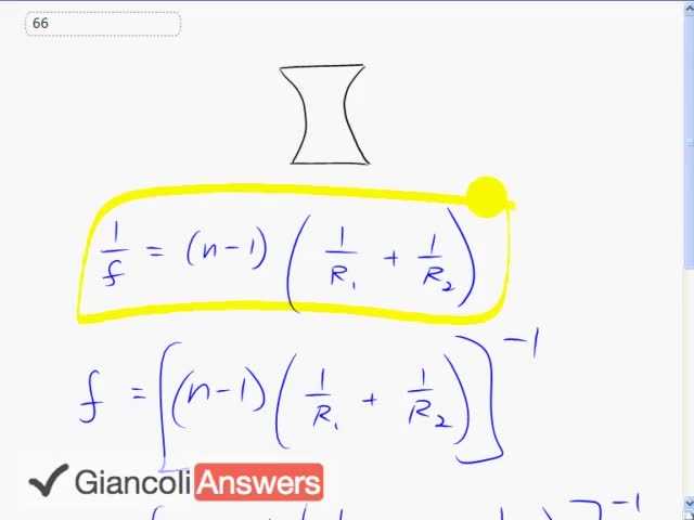 Giancoli 6th Edition, Chapter 23, Problem 66 solution video poster