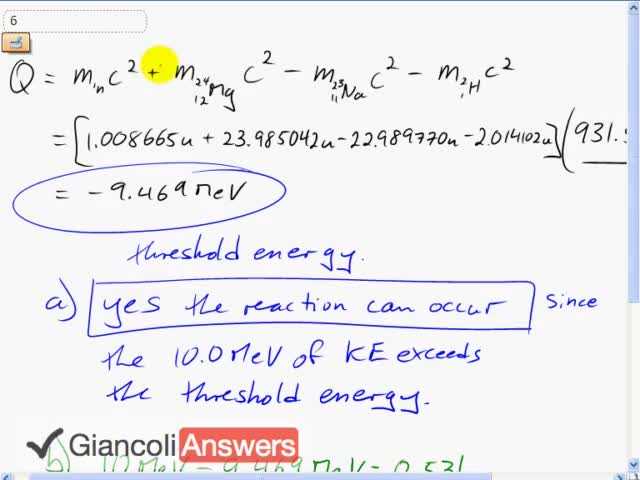 Giancoli 6th Edition, Chapter 31, Problem 6 solution video poster