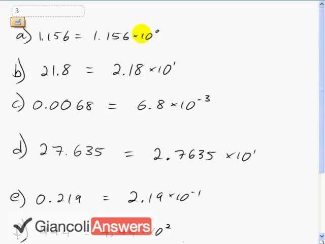 Giancoli 6th Edition, Chapter 1, Problem 3 solution video poster