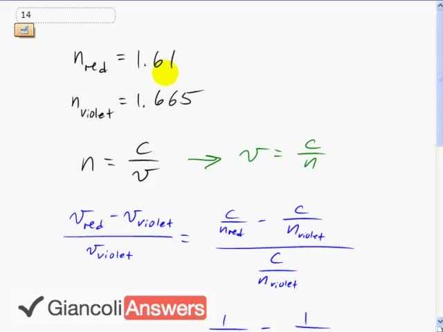 Giancoli 6th Edition, Chapter 24, Problem 14 solution video poster