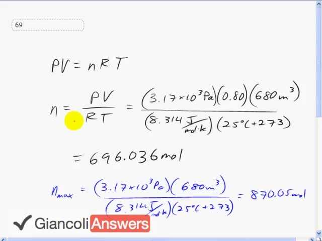 Giancoli 6th Edition, Chapter 13, Problem 69 solution video poster