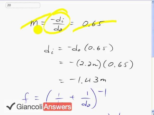 Giancoli 6th Edition, Chapter 23, Problem 20 solution video poster