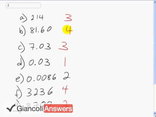 Giancoli 6th Edition, Chapter 1, Problem 2 solution video poster