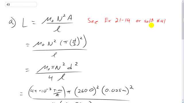 Giancoli 7th Edition, Chapter 21, Problem 43 solution video poster