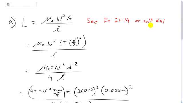 Giancoli 7th "Global" Edition, Chapter 21, Problem 41 solution video poster