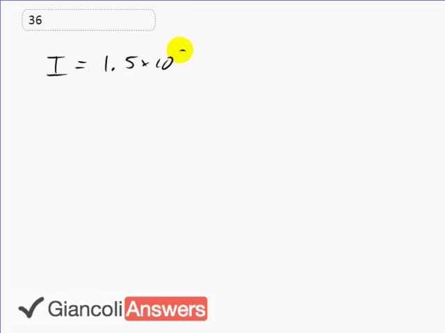 Giancoli 6th Edition, Chapter 20, Problem 36 solution video poster