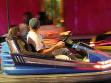 bumper car with linear momentum