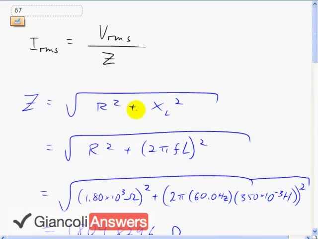 Giancoli 6th Edition, Chapter 21, Problem 67 solution video poster