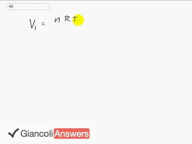 Giancoli 6th Edition, Chapter 13, Problem 40 solution video poster