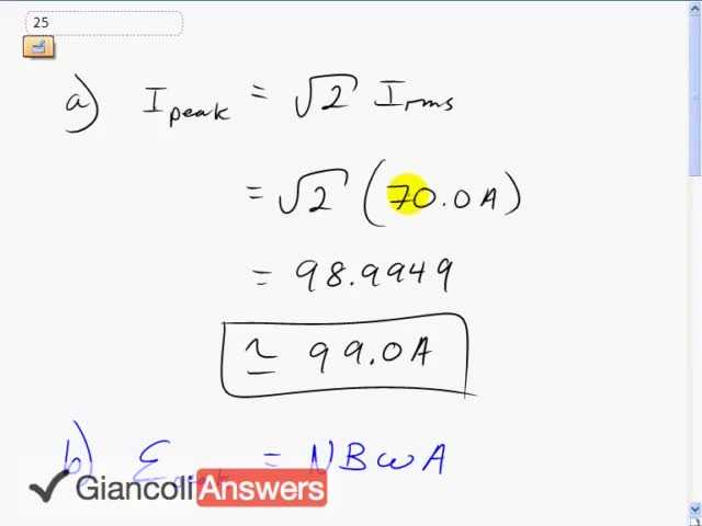 Giancoli 6th Edition, Chapter 21, Problem 25 solution video poster