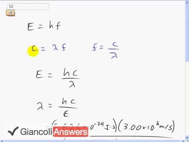 Giancoli 6th Edition, Chapter 27, Problem 12 solution video poster