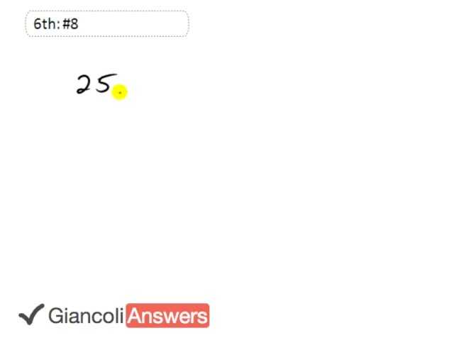 Giancoli 6th Edition, Chapter 19, Problem 8 solution video poster