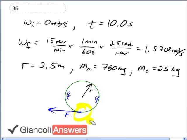 Giancoli 6th Edition, Chapter 8, Problem 36 solution video poster