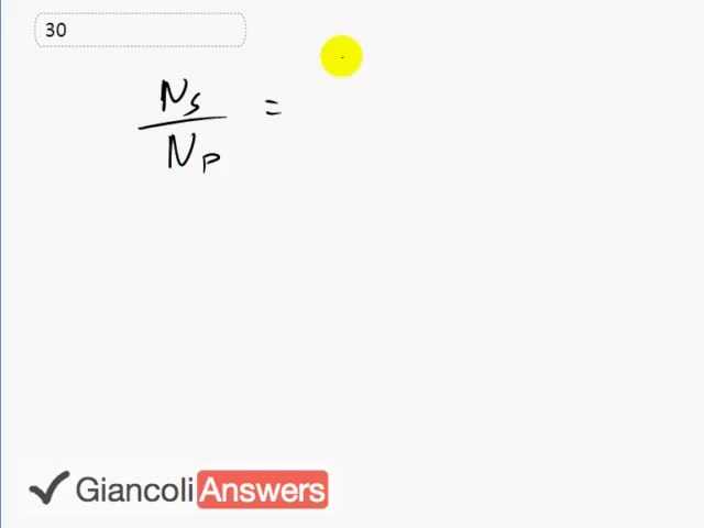 Giancoli 6th Edition, Chapter 21, Problem 30 solution video poster