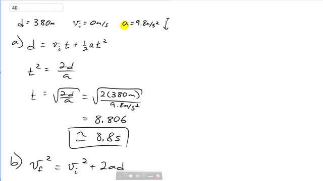 Giancoli 7th Edition, Chapter 2, Problem 40 solution video poster