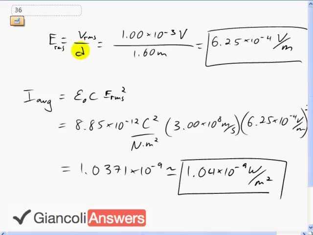 Giancoli 6th Edition, Chapter 22, Problem 36 solution video poster