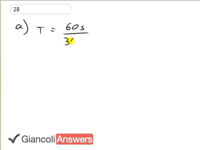 Giancoli 6th Edition, Chapter 11, Problem 28 solution video poster