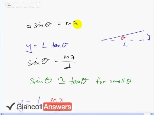 Giancoli 6th Edition, Chapter 24, Problem 11 solution video poster