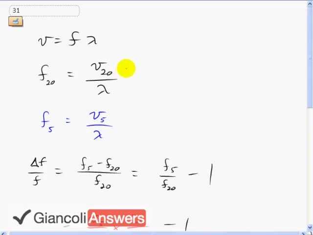 Giancoli 6th Edition, Chapter 12, Problem 31 solution video poster