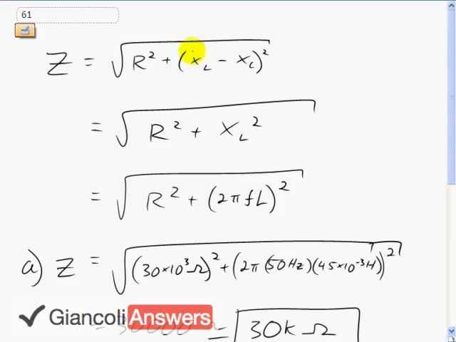 Giancoli 6th Edition, Chapter 21, Problem 61 solution video poster