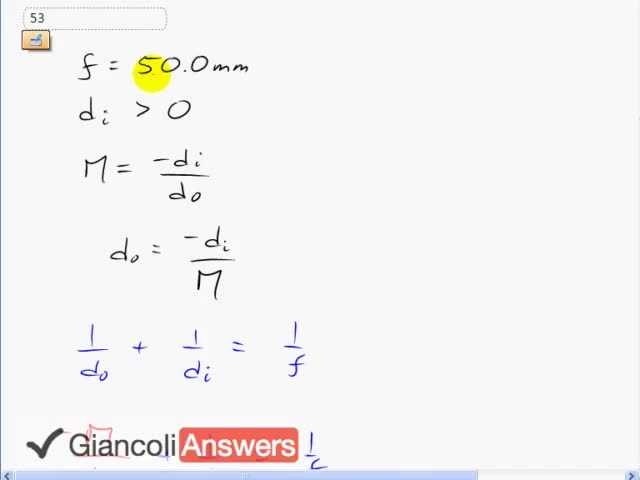 Giancoli 6th Edition, Chapter 23, Problem 53 solution video poster
